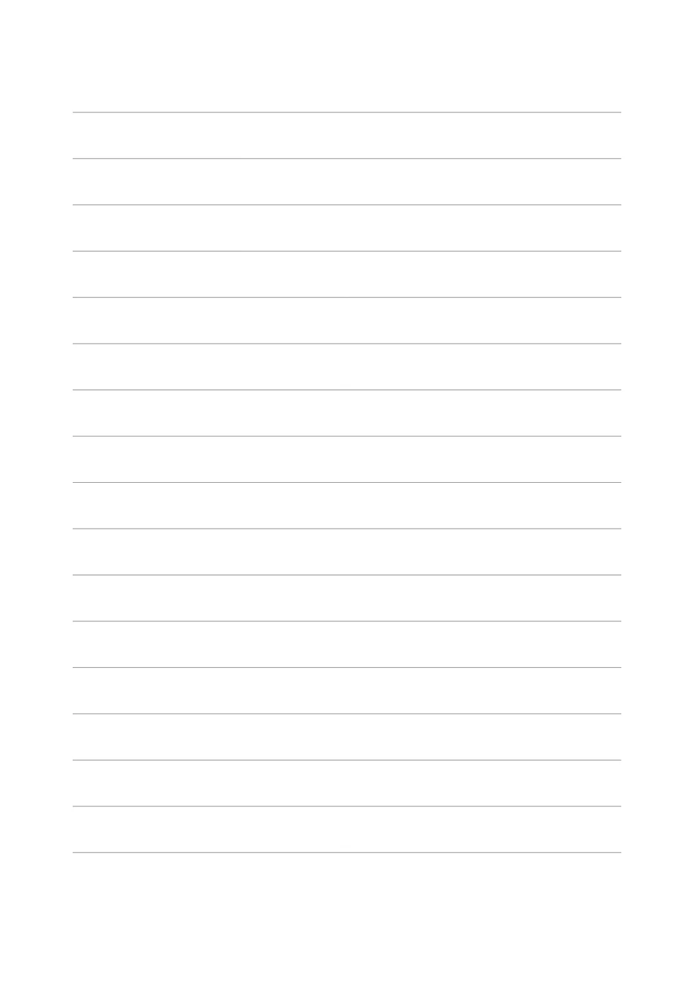 ゆったり書ける横書き便箋の試作PDFから作成した見本。実印刷の検証前です。
