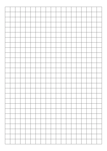 10mm方眼紙の空白PDF見本